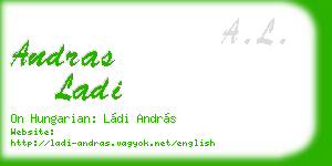 andras ladi business card