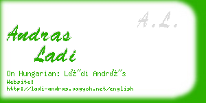 andras ladi business card